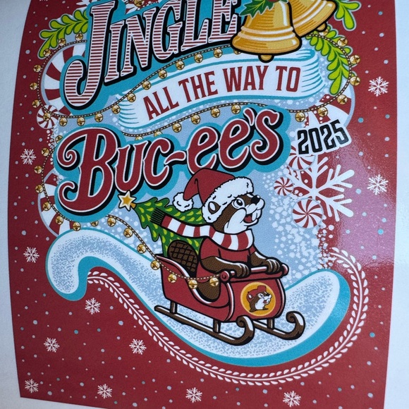Buc-ee's Jingle All The Way To Buc-ees Christmas Blanket - Picture 3 of 4